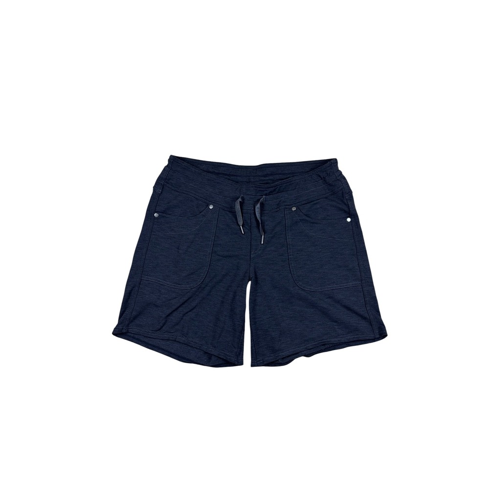 Kuhl Mova Shorts Womens 10 Black Heather Stretch Hiking Active Outdoor 6314